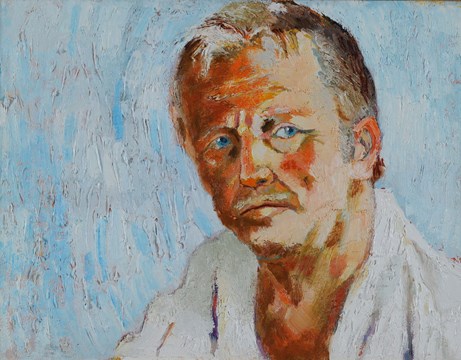 Zelfportret van Toon Hermans