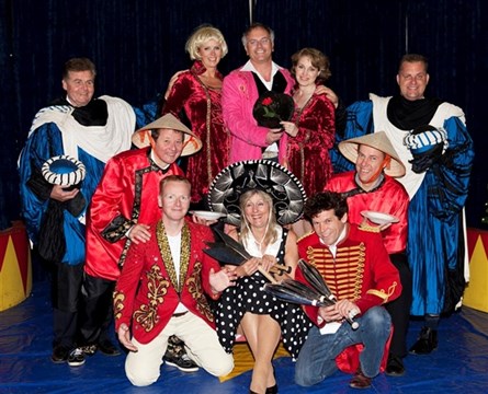 Repetitie voor het kerstcircus. Foto Helene de de Bruijn