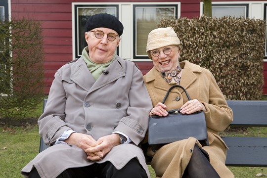 André van Duin en Corry van Gorp (foto Tros)